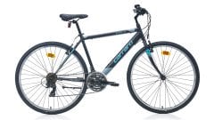 Carraro Active 280 28 Jant 21 Vites Şehir Bisikleti Siyah-Koyu Gri/Kırmızı