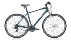 Carraro Sportive 220 28 Jant 21 Vites Şehir Bisikleti Mat Koyu Yeşil-Beyaz 51 Cm