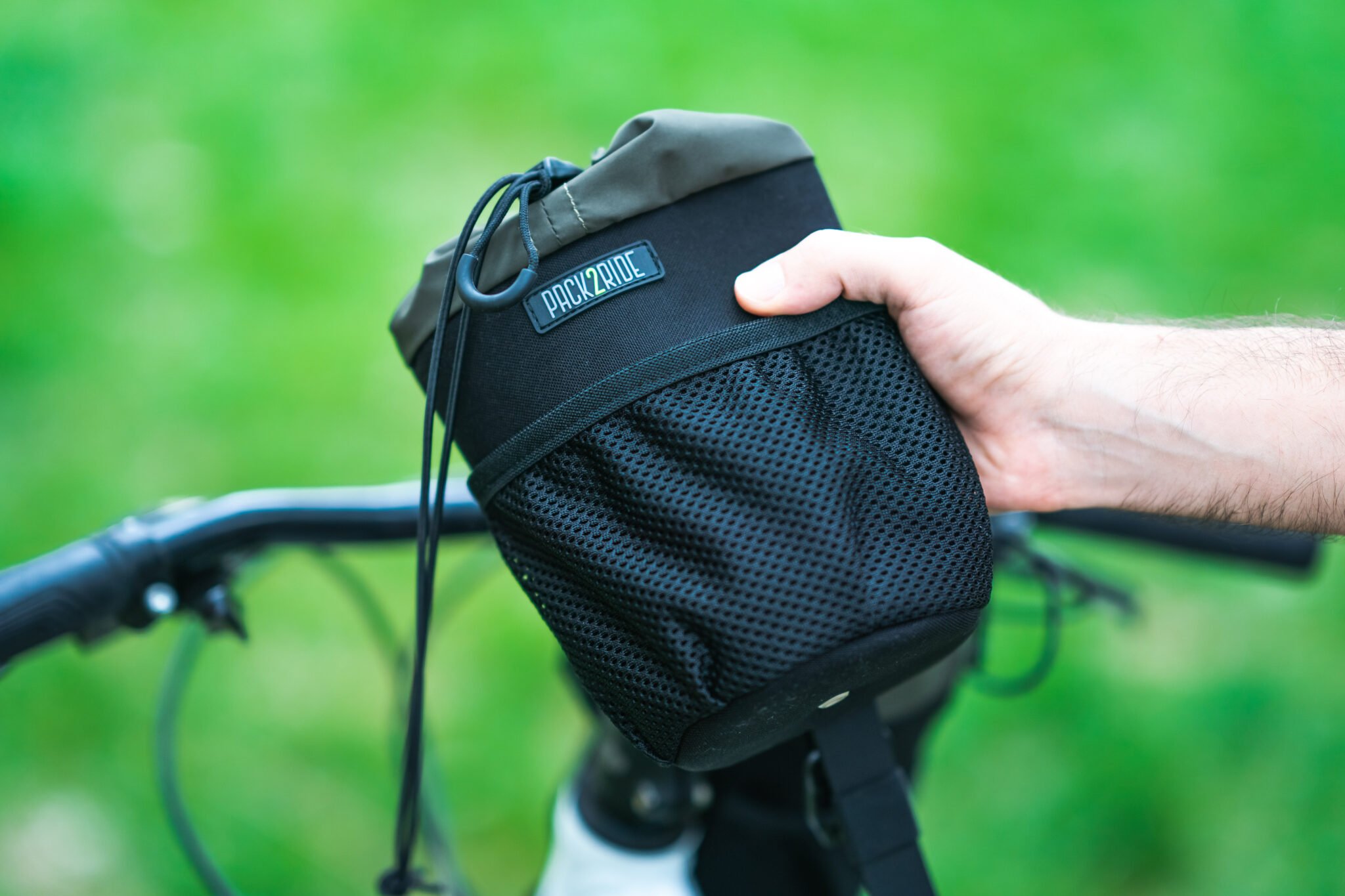 Pack2Ride Bongo Gidon Çantası Siyah-Yeşil