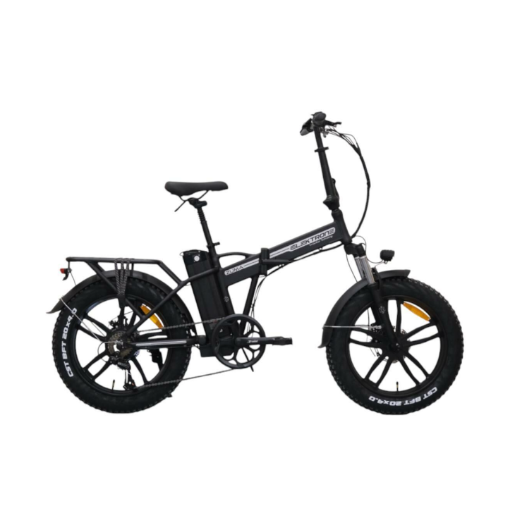 Kron Elektron Zuma 20 Jant Elektrikli Bisiklet Mat Siyah-Gri