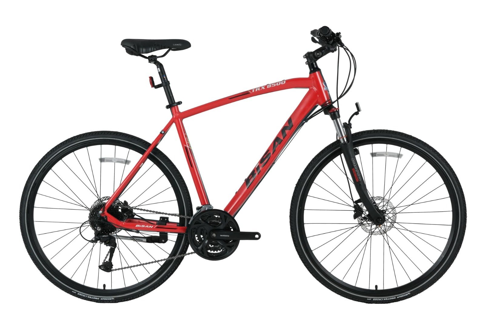 Bisan Trx8500 28 Jant Şehir Bisikleti Mat Kırmızı- Siyah 50 cm
