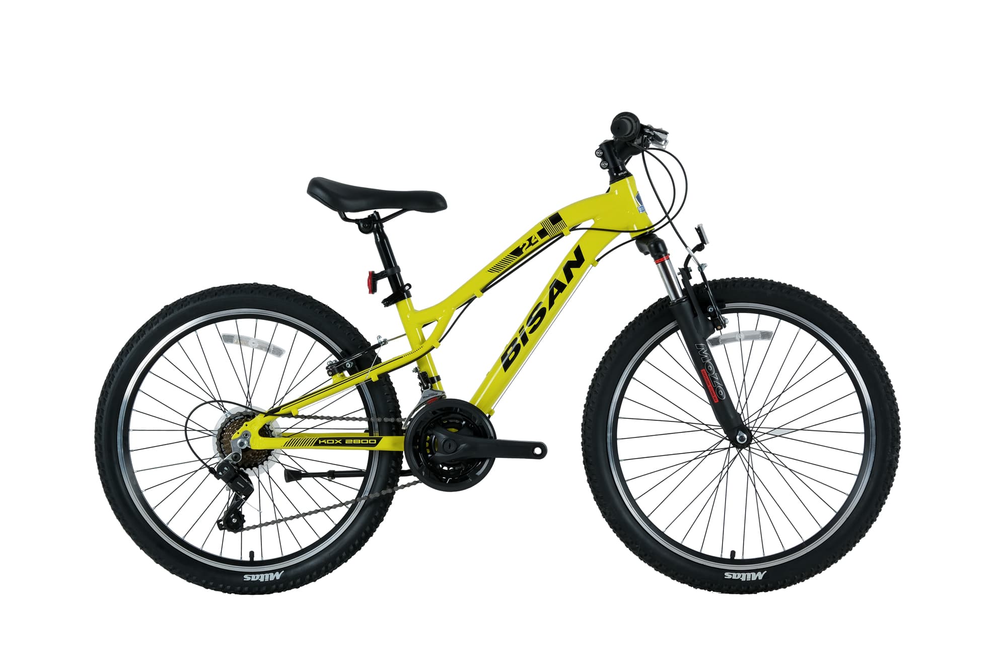 Bisan Kdx2800 Disk Fren 24 Jant Çocuk Bisikleti Sarı-Siyah