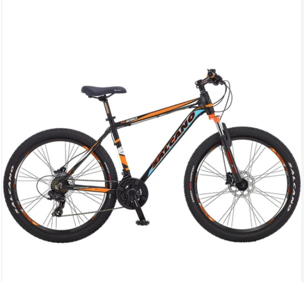 Salcano NG650 Hidrolik Fren 27.5 Jant Dağ Bisikleti Mat Siyah-Turuncu-Beyaz 46 cm