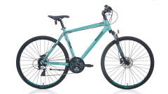 Bianchi Touring 713 Hidrolik Fren 24 Vites 28 Jant Şehir Bisikleti Metalik Koyu Yeşil-Beyaz/Bakır