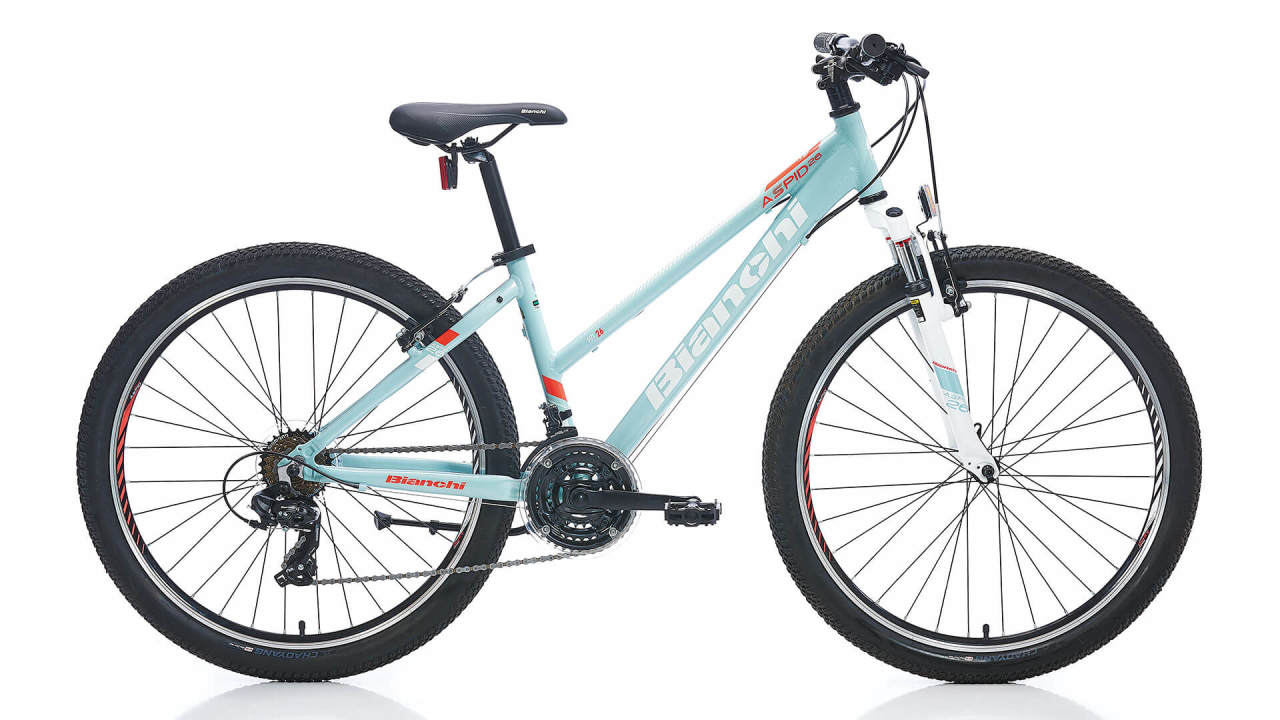 Bianchi Aspid 26 Kadın Dağ Bisikleti Mat Siyah-Fuşya/Beyaz