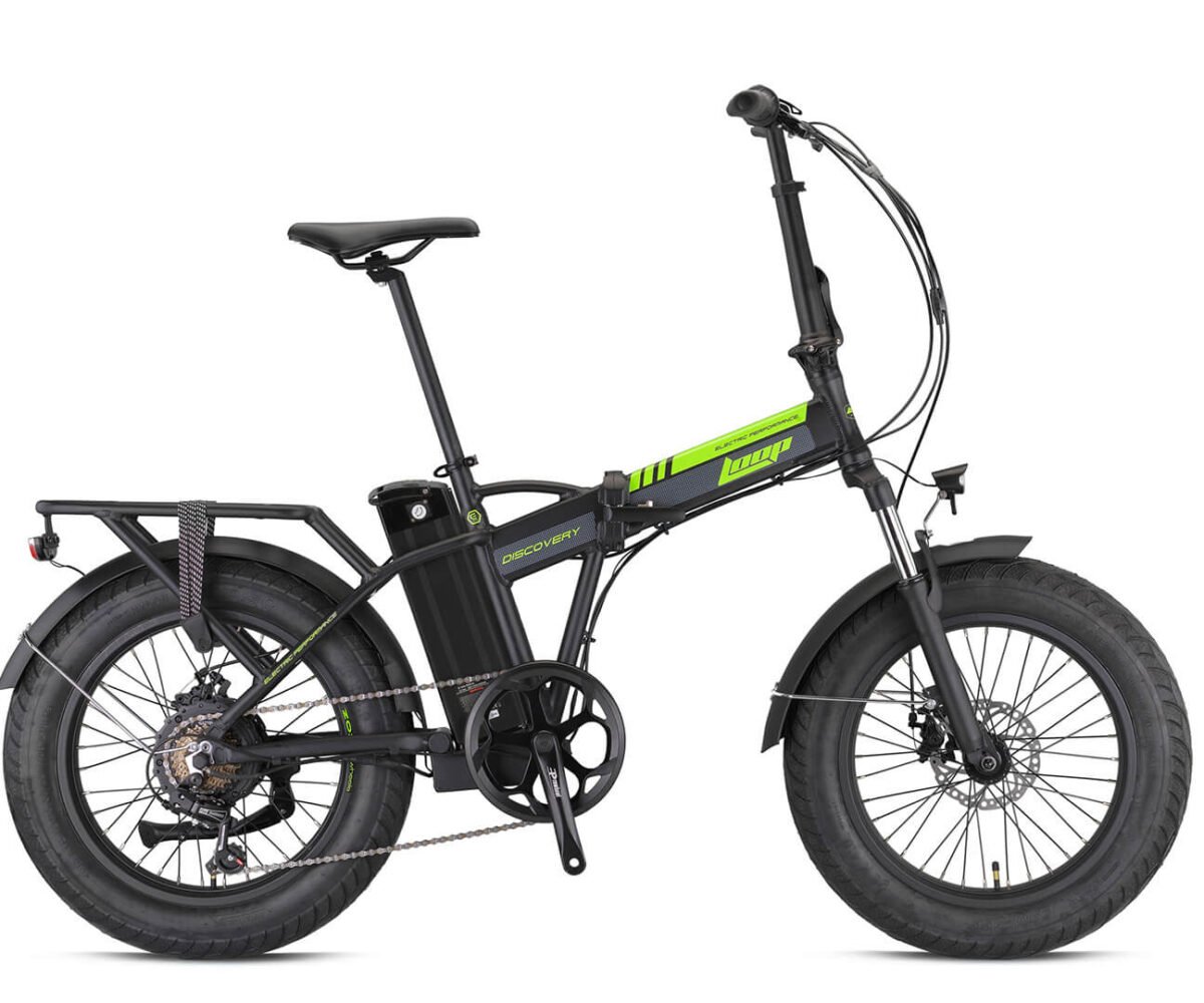 Loop Discovery 20 Jant Elektrikli Dağ Bisikleti Mat Siyah-Neon Sarı/Füme