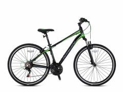 Kron TX75 28 Jant Trekking Bisiklet Mat Siyah-Füme-Yeşil 43 cm