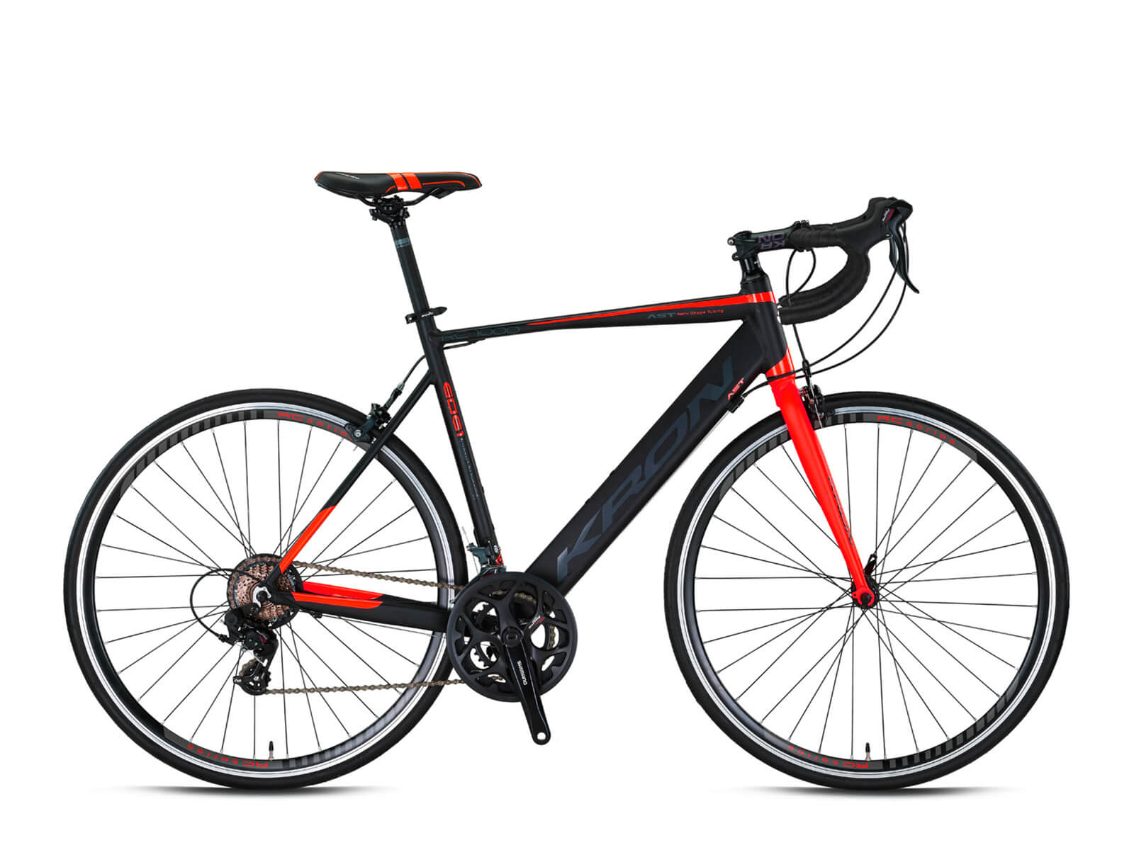 Kron RC 1000 28 Jant Yol Bisikleti Mat Siyah-Kırmızı 56 cm