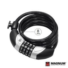 Kilit Magnum Spiral 8x1800 Şifreli 3112
