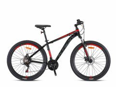 Kron XC 75 27.5 Jant Mekanik Disk Dağ Bisikleti Siyah-Kırmızı/Füme 48 cm