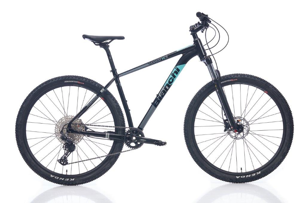 Bianchi M0011  Hidrolik Fren 12 Vites 29 Jant Dağ Bisikleti Siyah-Celeste 44 Cm