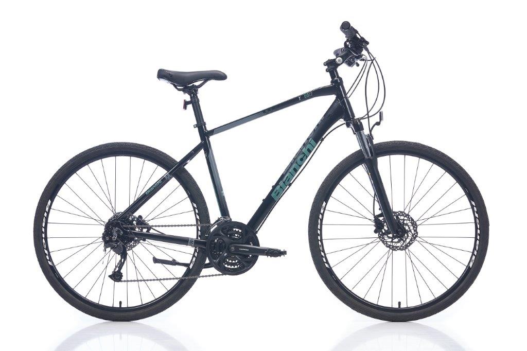 Bianchi T0012 Hidrolik Fren 27 Vites Şehir Bisikleti Siyah-Celeste 51 cm