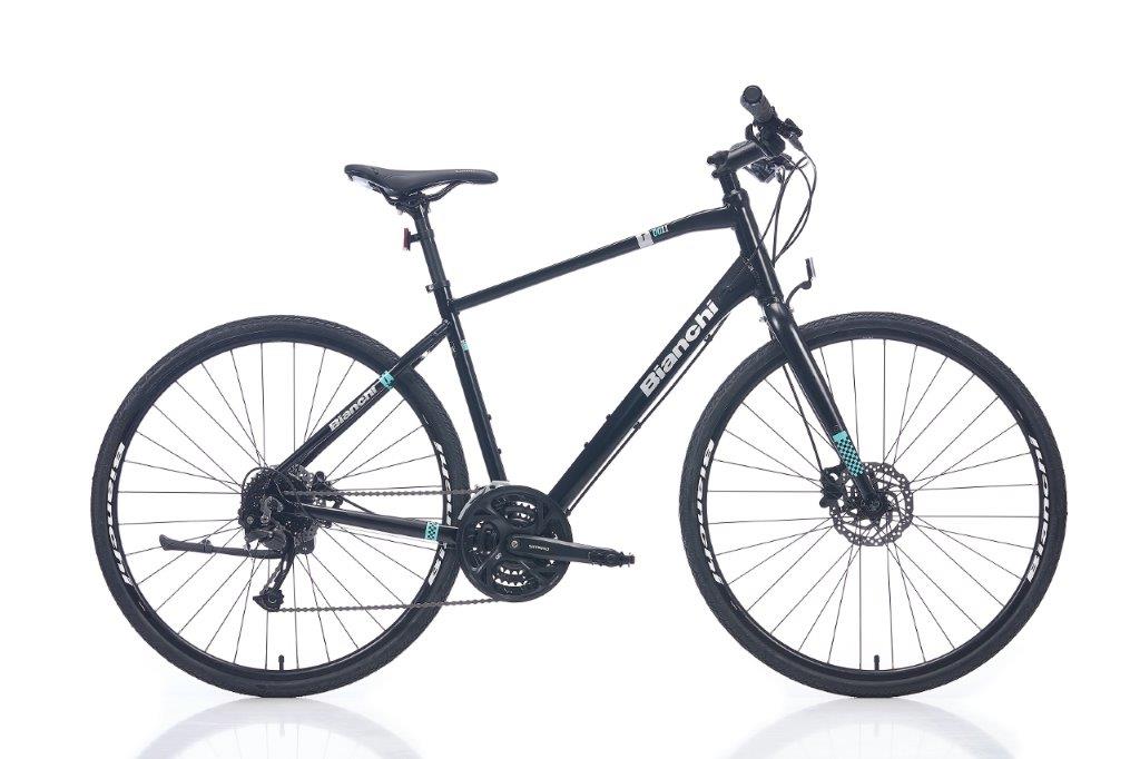 Bianchi T0011 Hidrolik Fren 27 Vites Şehir Bisikleti Siyah-Gri 50 cm