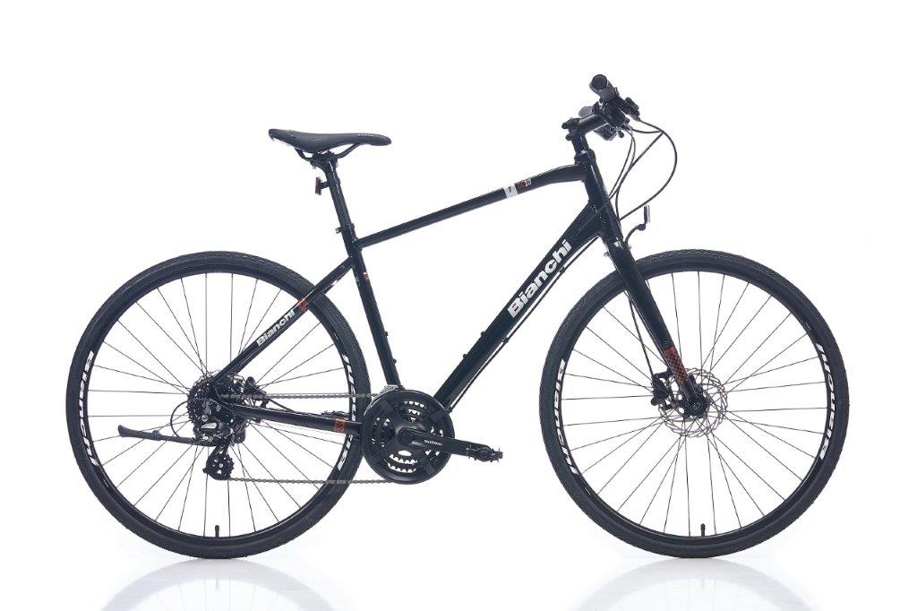 Bianchi T0010x2 Hidrolik Fren 16 Vites Şehir Bisikleti Siyah-Turuncu 50 cm