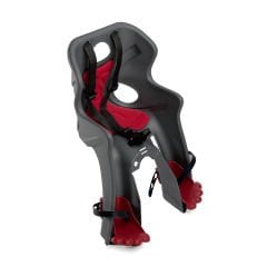 Çocuk Taşıyıcı Bisiklet Koltuğu Ön Bağlantılı Bellelli Rabbit B-Fix Koyu Gri