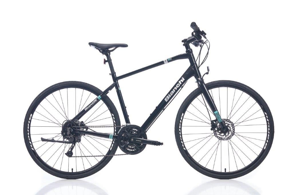 Bianchi T0011 Hidrolik Fren 27 Vites Şehir Bisikleti Siyah-Celeste 46 cm