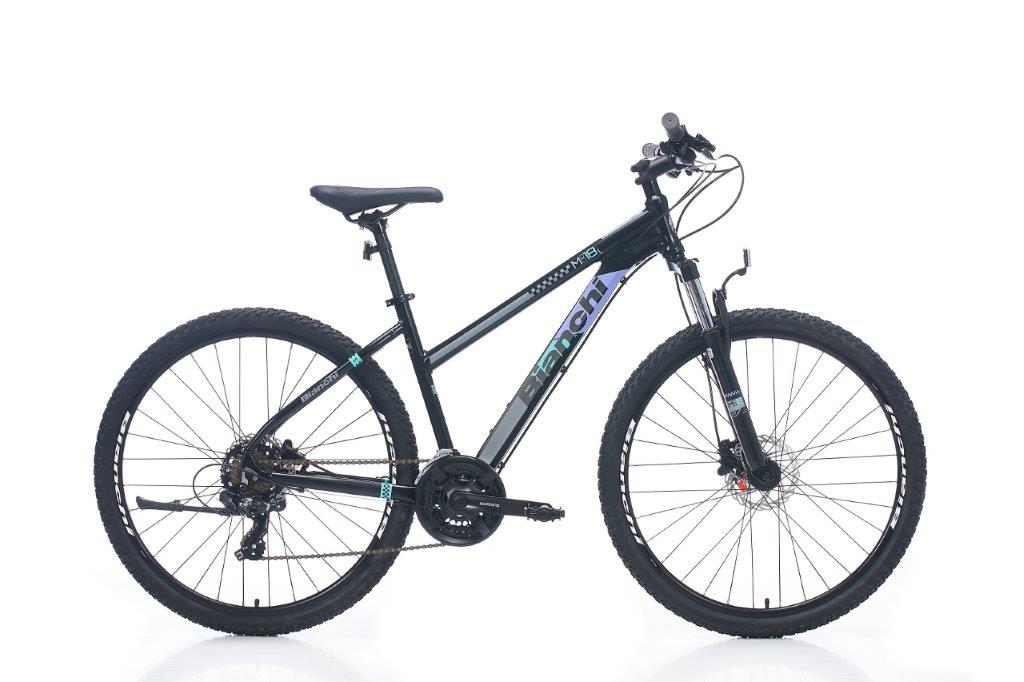 Bianchi M0018-L Hidrolik Fren 21 Vites 27.5 Jant Kadın Dağ Bisikleti Siyah-Violet 38 cm