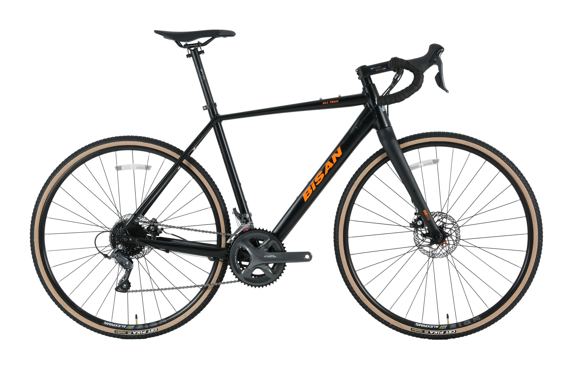 Bisan All Trail Eco Sora Gravel Mat Siyah Turuncu 50 Cm