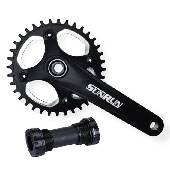 Aynakol Tek Yaprak 34T 170 mm Hollowtech Göbek Sunrun