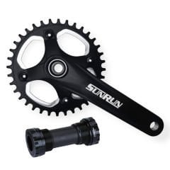 Aynakol Tek Yaprak 34T 170 mm Hollowtech Göbek Sunrun