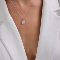 0.58 Karat Pırlanta Kolye