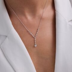 0.77 Karat Pırlanta Kolye