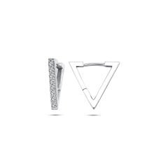 14 Ayar Altın Küpe - Triangle 2