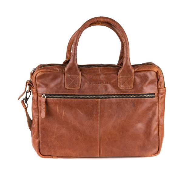 Amsterdam Deri Laptop Çantası 17 İnç - Chill-Line Dark Brown