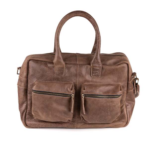 Breda Deri Laptop Çantası 17 İnç - Vintage Brown