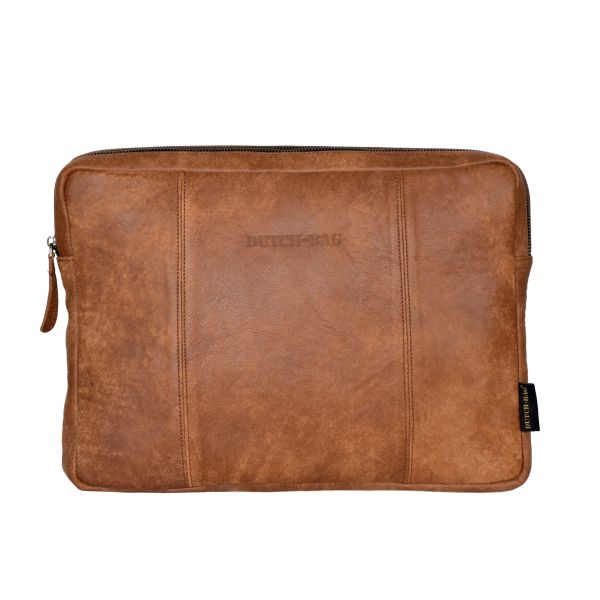 Deri Bilgisayar Kılıfı 15'' - Concrete Sudan Brown