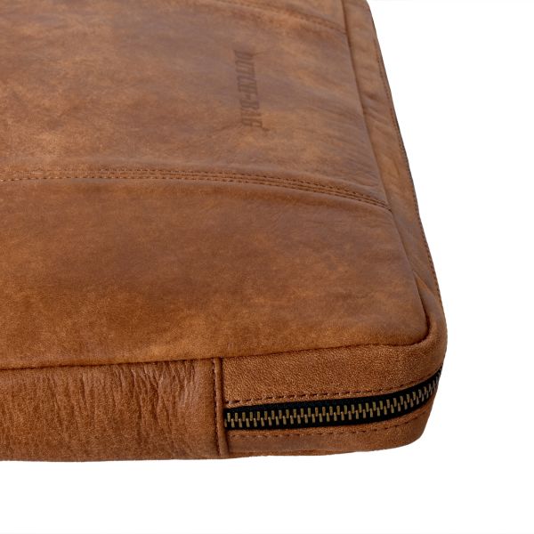 Deri Bilgisayar Kılıfı 15'' - Concrete Sudan Brown
