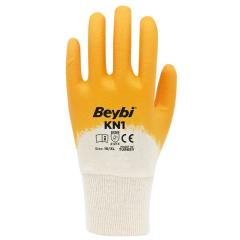 Beybi KN1 Pamuk Nitril İş Eldiveni 12 li