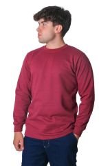 Sıfır Yaka İki İplik Sweatshirt