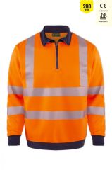 Myform Yüksek Görünümlü Fermuarlı Sweatshirt