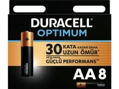 Duracell Optimum Kalın Kalem Pil 8'li AA