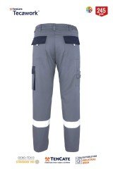Palmira Plus Teknik İş Pantolonu Gri - L / 48-50