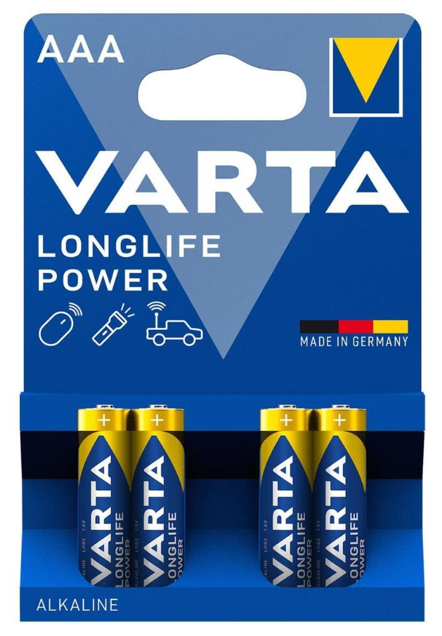 Varta 4903 Longlife Power Alkalin Aaa İnce Kalem Pil 4'lü Paket