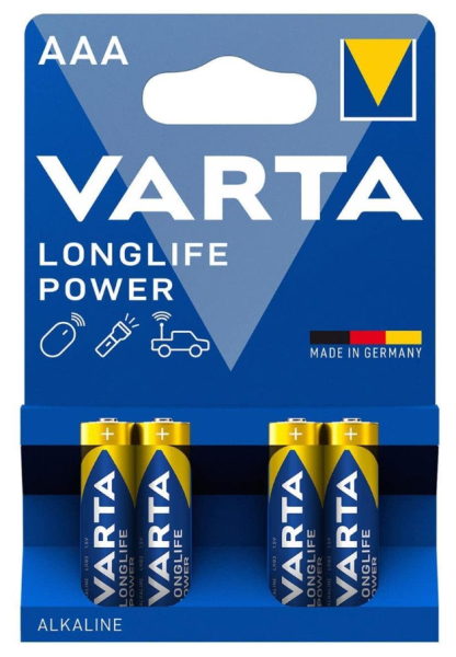 Varta 4903 Longlife Power Alkalin Aaa İnce Kalem Pil 4'lü Paket