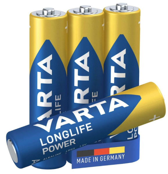Varta 4903 Longlife Power Alkalin Aaa İnce Kalem Pil 4'lü Paket