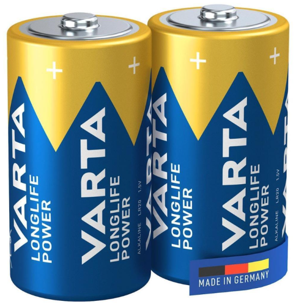 Varta 4914 Longlife Power Alkalin C Orta Boy Pil 2'li Paket