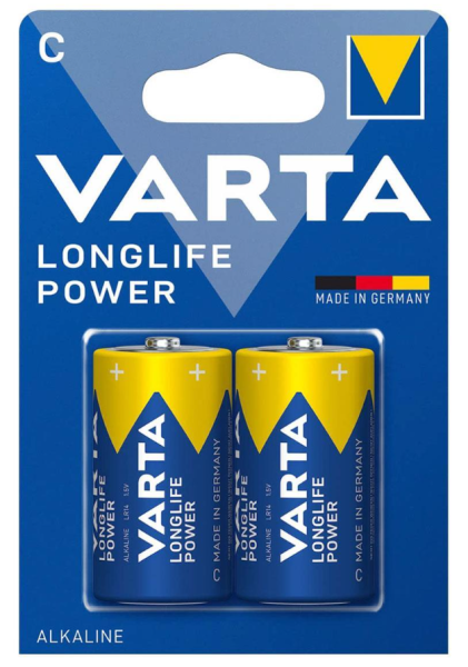 Varta 4914 Longlife Power Alkalin C Orta Boy Pil 2'li Paket
