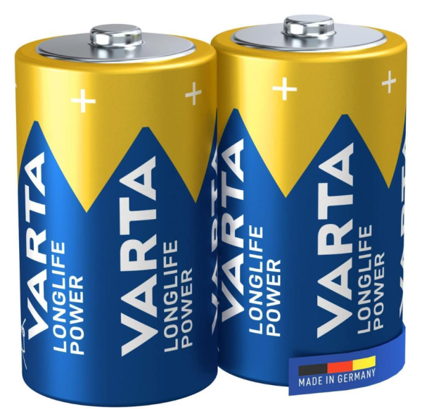 Varta 4920 Longlife Power Alkalin D Büyük Boy Pil 2'li Paket