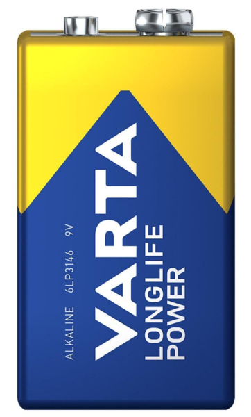 Varta 4922 Longlife Power 6lr61 Alkalin 9v Pil
