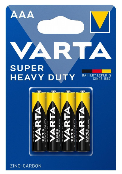 Varta Superlife Manganez Aaa İnce Kalem Pil 4'lü Paket
