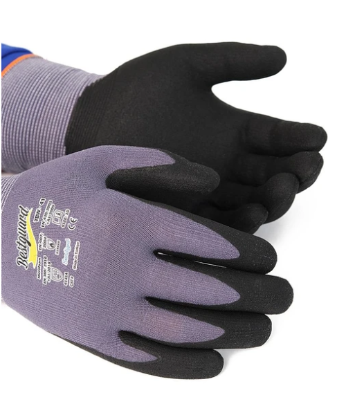 The Best Worker TBW41 Mikroköpük Nitril Kaplama İş Eldiveni 12 li
