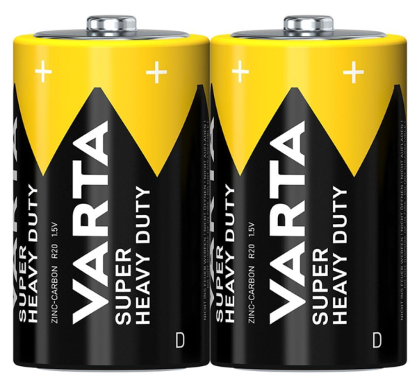 Varta Superlife Manganez Büyük Boy Pil 2'li Paket