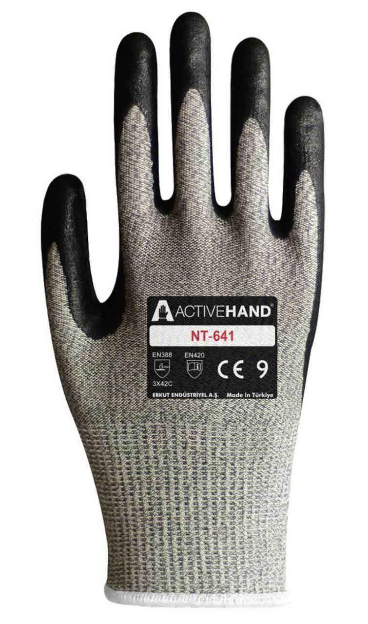 Activehand NT-641 Köpük Nitril Kaplı Kesilmez Eldiven