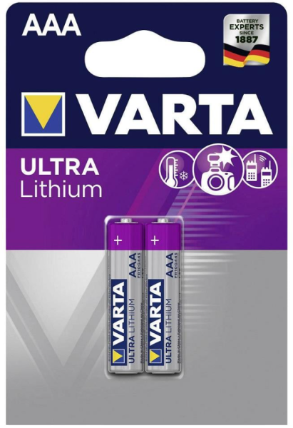 Varta 6103 Lityum Aaa İnce Kalem Pil 2'li Paket