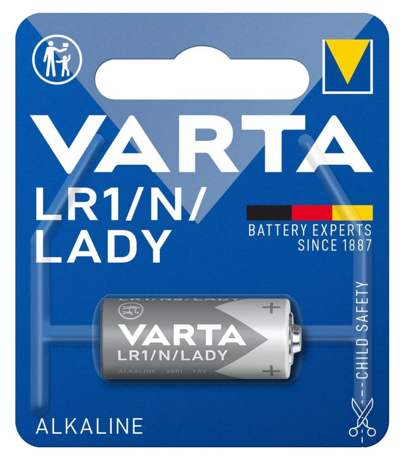 Varta 4001 LR1 LADY 1.5V N Alkalin Pil