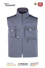 Palmira Plus Yelek Gri - M